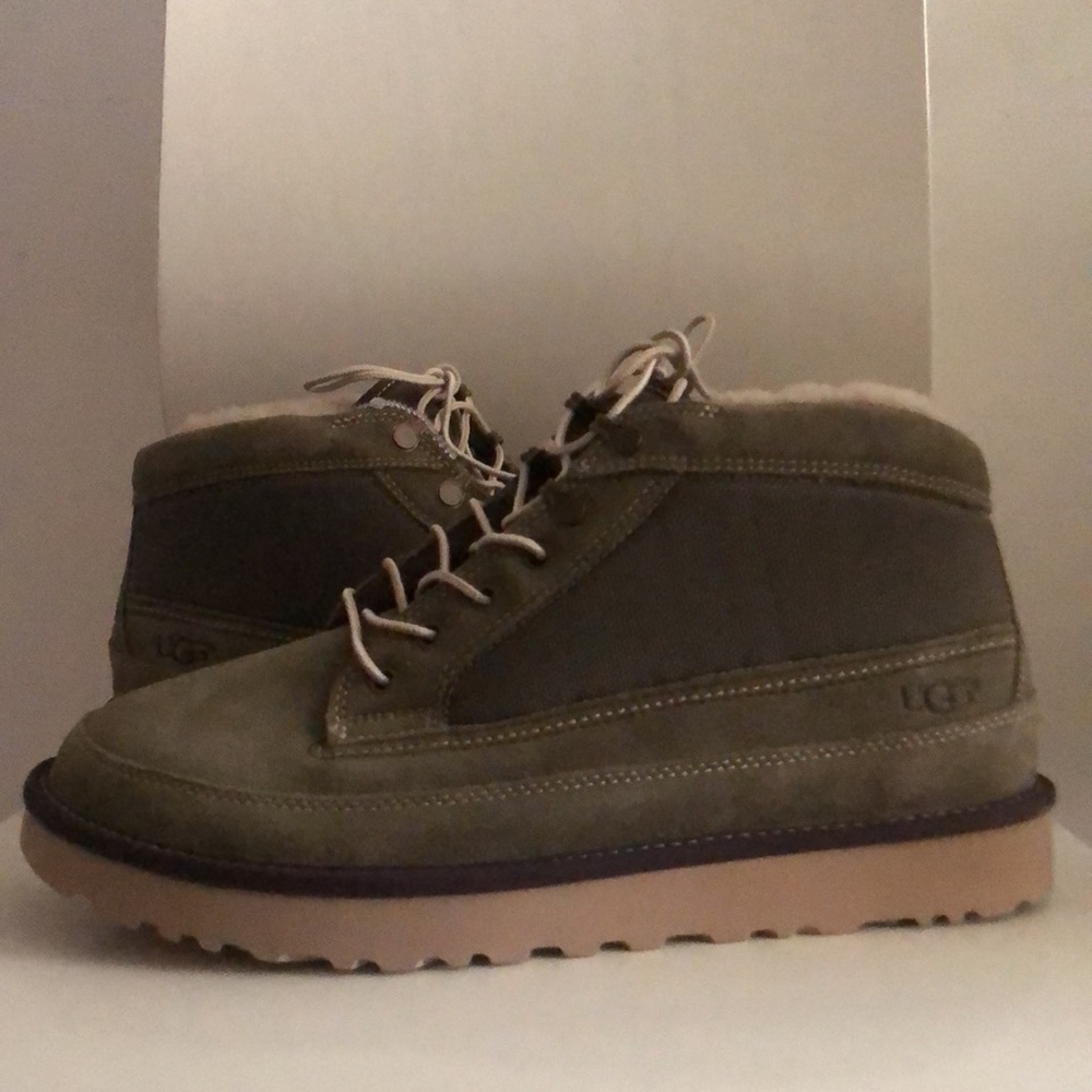 UGG Men’s Highland Filed Water Resistant Boot in Moss Green